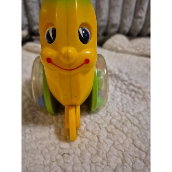 Vintage Long Running Wind-Arounds Pinky Monkey and His Giant Banana 1987 Childco - Picture 5 of 5